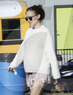 EXKLUSIV - Die schwangere Natalie Portman mit Benjamin Millepied in Los Feliz unterwegs