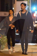 EXKLUSIV - Sami Miro und Cully Smoller nachts in West Hollywood unterwegs