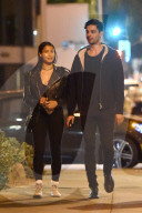 EXKLUSIV - Sami Miro und Cully Smoller nachts in West Hollywood unterwegs