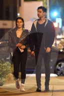 EXKLUSIV - Sami Miro und Cully Smoller nachts in West Hollywood unterwegs