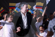 NEWS - Kolumbien: Friedensnobelpreisträger Juan Manuel Santos in Bogota