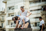 FEATURE - Spanien: Traubenstampfen in Sitges