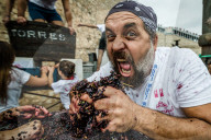 FEATURE - Spanien: Traubenstampfen in Sitges