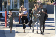 EXKLUSIV - Ashlee Simpson mit ihrer Familie in Studio City unterwegs