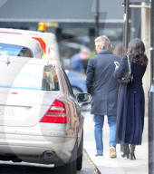 EXKLUSIV - Roberto Mancini mit einer 'Mystery Brunetten' in London unterwegs