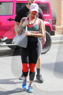 PEOPLE - Amber Rose auf dem Weg zur DWTS-Probe