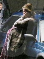 EXKLUSIV - Charlize Theron kugelrund und schlecht gelaunt am Set von "Tully"