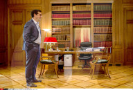 Greek Prime Minister Alexis receives Pierre Laurent leader of PCF