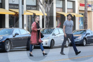 PEOPLE - Amber Heard i Begleitung eines unbekannten in Beverly Hills