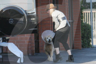 PEOPLE - Diane Keaton's Hund trägt einen Kragen