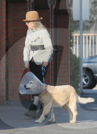 PEOPLE - Diane Keaton's Hund trägt einen Kragen