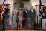 NEWS - Washington: Matteo Renzi  und Agnese Landini zu Besuch bei Michelle und Barack Obama zum Staatsdinner