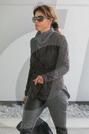 PEOPLE - Leather-Girl: Halle Berry auf dem Weg zum Meeting