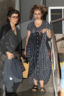 PEOPLE - Helena Bonham Carter verlässt die Spring Studios in New York