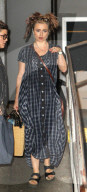 PEOPLE - Helena Bonham Carter verlässt die Spring Studios in New York