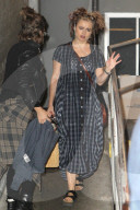 PEOPLE - Helena Bonham Carter verlässt die Spring Studios in New York