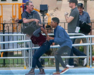 PEOPLE -  Kelvin Harrison und Jennifer Hudson auf dem Set von "Monster"