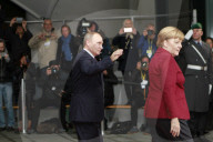 NEWS - Berlin: Vladimir Putin zu Besuch bei Angela Merkel