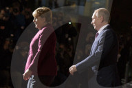 NEWS - Berlin: Vladimir Putin zu Besuch bei Angela Merkel