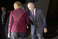 NEWS - Berlin: Vladimir Putin zu Besuch bei Angela Merkel