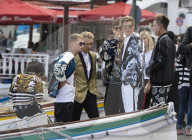 PEOPLE - Nachwuchs-Talente: Brandon Thomas Lee und Presley Gerber bei einem D&G Fotoshooting
