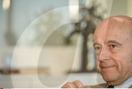Alain Juppe press conference in Bordeaux.