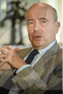 Alain Juppe press conference in Bordeaux.