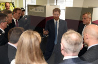 PEOPLE - Prinz Harry besucht die neue Polizeiwache in Nottingham