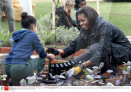 Annual vegetable planting at the White House, Washington D.C, America - 16 Mar 2011