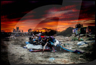 NEWS - Impressionen aus dem geräumten Flüchtlingslager in Calais
