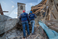 NEWS - Italien: Zerstörung in Visso nach erneutem Erdbeben 