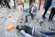 FEATURE - Melbourne Cup: Ausgelassene Stimmung am Pferderennen