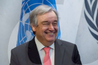 UN S-G meets his successor Antonio Guterres