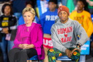 NEWS - USA Wahlen: Hillary Clinton wird unterstüzt von Pharell Williams