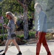 PEOPLE - Mick und Georgia May Jagger in Los Angeles unterwegs