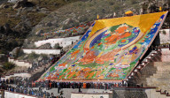 FEATURE - Lhasa: Thangka Malereien im Potala Palast 