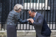 NEWS - London: Viktor Orban zu Besuch bei Theresa May an der 10 Downing Street
