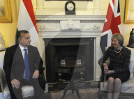 NEWS - London: Viktor Orban zu Besuch bei Theresa May an der 10 Downing Street