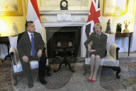 NEWS - London: Viktor Orban zu Besuch bei Theresa May an der 10 Downing Street