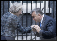 NEWS - London: Viktor Orban zu Besuch bei Theresa May an der 10 Downing Street