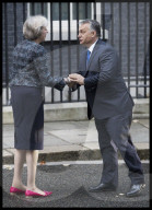 NEWS - London: Viktor Orban zu Besuch bei Theresa May an der 10 Downing Street