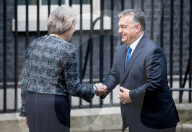 NEWS - London: Viktor Orban zu Besuch bei Theresa May an der 10 Downing Street