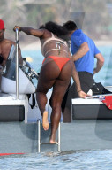EXKLUSIV - Serena Williams macht mit ihrer Familie Ferien auf den Bahamas