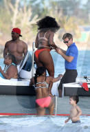 EXKLUSIV - Serena Williams macht mit ihrer Familie Ferien auf den Bahamas