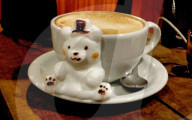 FEATURE - 3D Latte Kunst in der Kaffeetasse