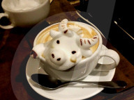 FEATURE - 3D Latte Kunst in der Kaffeetasse