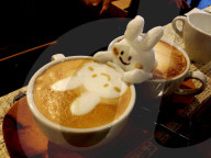 FEATURE - 3D Latte Kunst in der Kaffeetasse