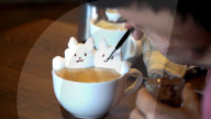 FEATURE - 3D Latte Kunst in der Kaffeetasse