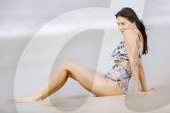 EXKLUSIV - Queensland: Lisa Snowdon entspannt sich vor dem 'Junge Camp' am Beach 