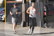 PEOPLE - Gabriel Aubry joggt durch Hollywood